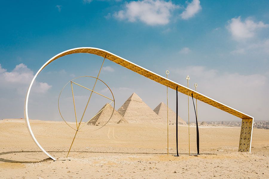 Free Hybrid Lecture: Forever Is Now: Contemporary Art at the Pyramids of Giza