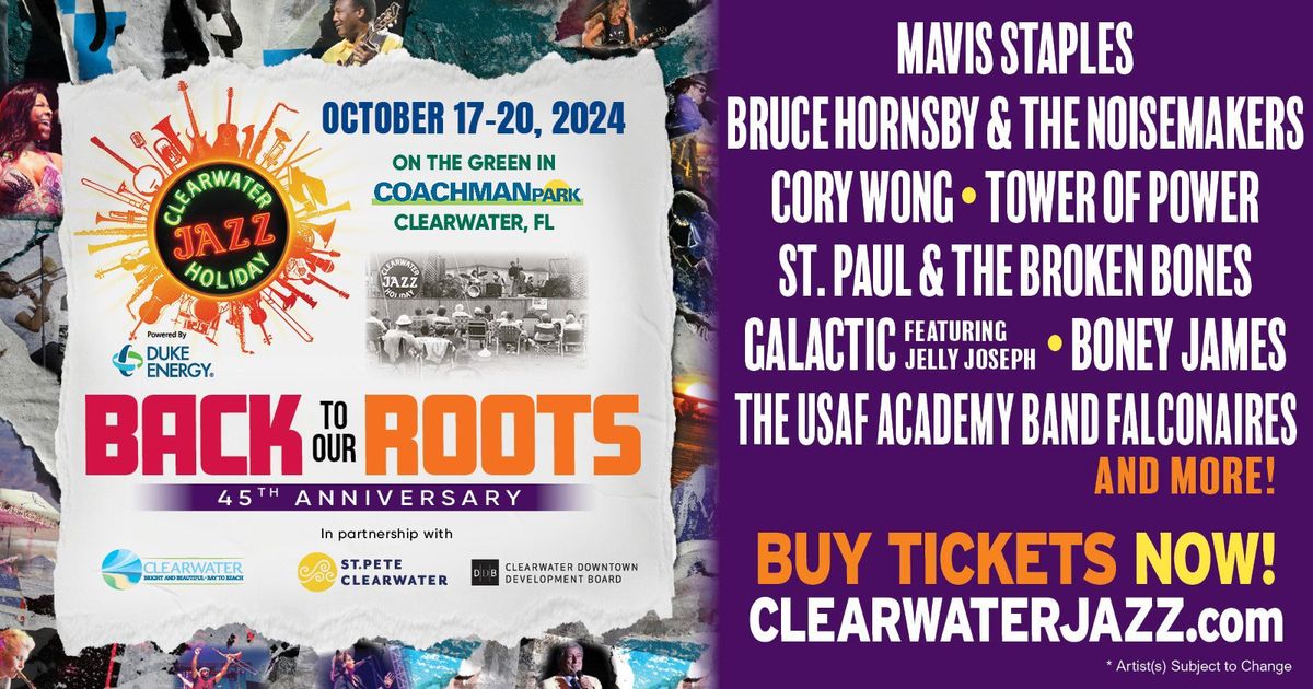 Clearwater Jazz Holiday at Coachman Park