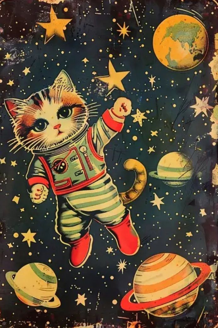 Puff & Paint with Amy: Cats in Outer Space