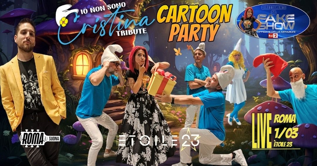 LIVE| TRIBUTO A CRISTINA D'AVENA | Io Non Sono Cristina | Cartoon Party 