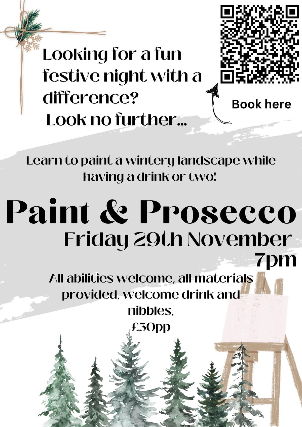 Festive Paint and Prosecco