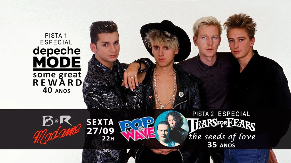 Especial Depeche - Some Great Reward 40 anos + Tears for Fears - The Seeds of Love 35 anos