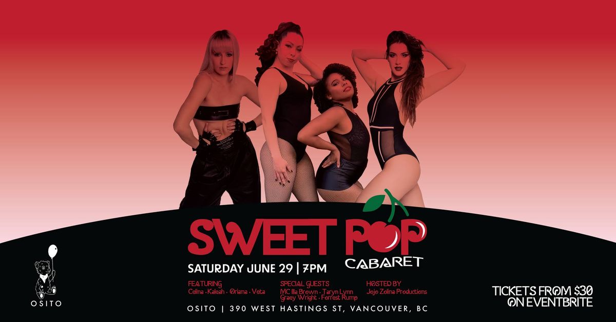 Sweet Pop Cabaret | Food & Beverage Options | June 29