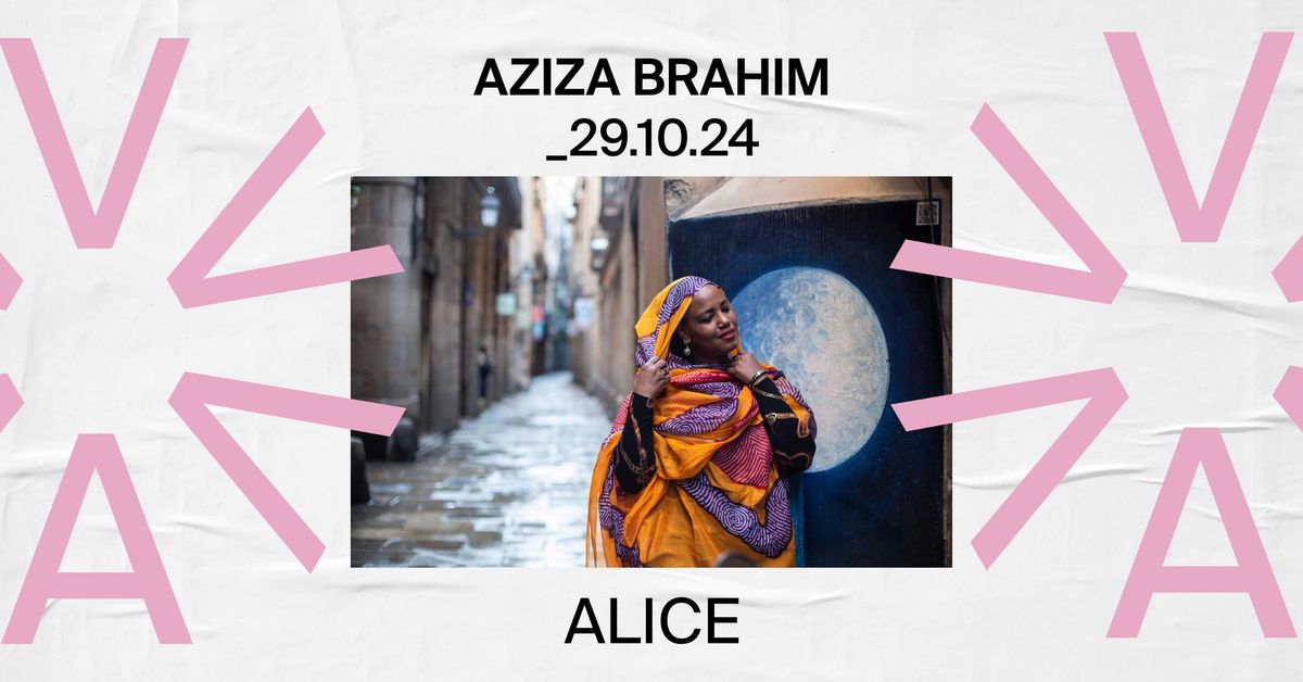 Aziza Brahim (EH) at ALICE \u2013 AFLYST