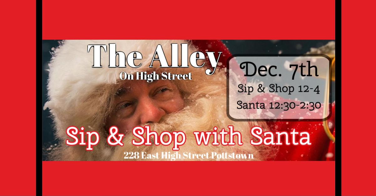 Sip & Shop with Santa at The Alley