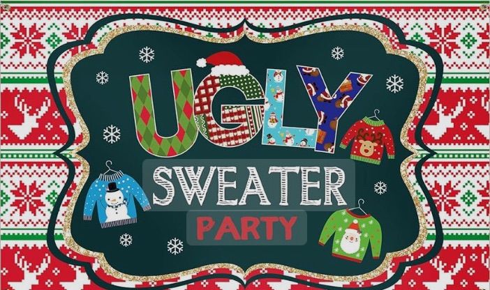 Trivia Ugly Sweater White Elephant Christmas Party!