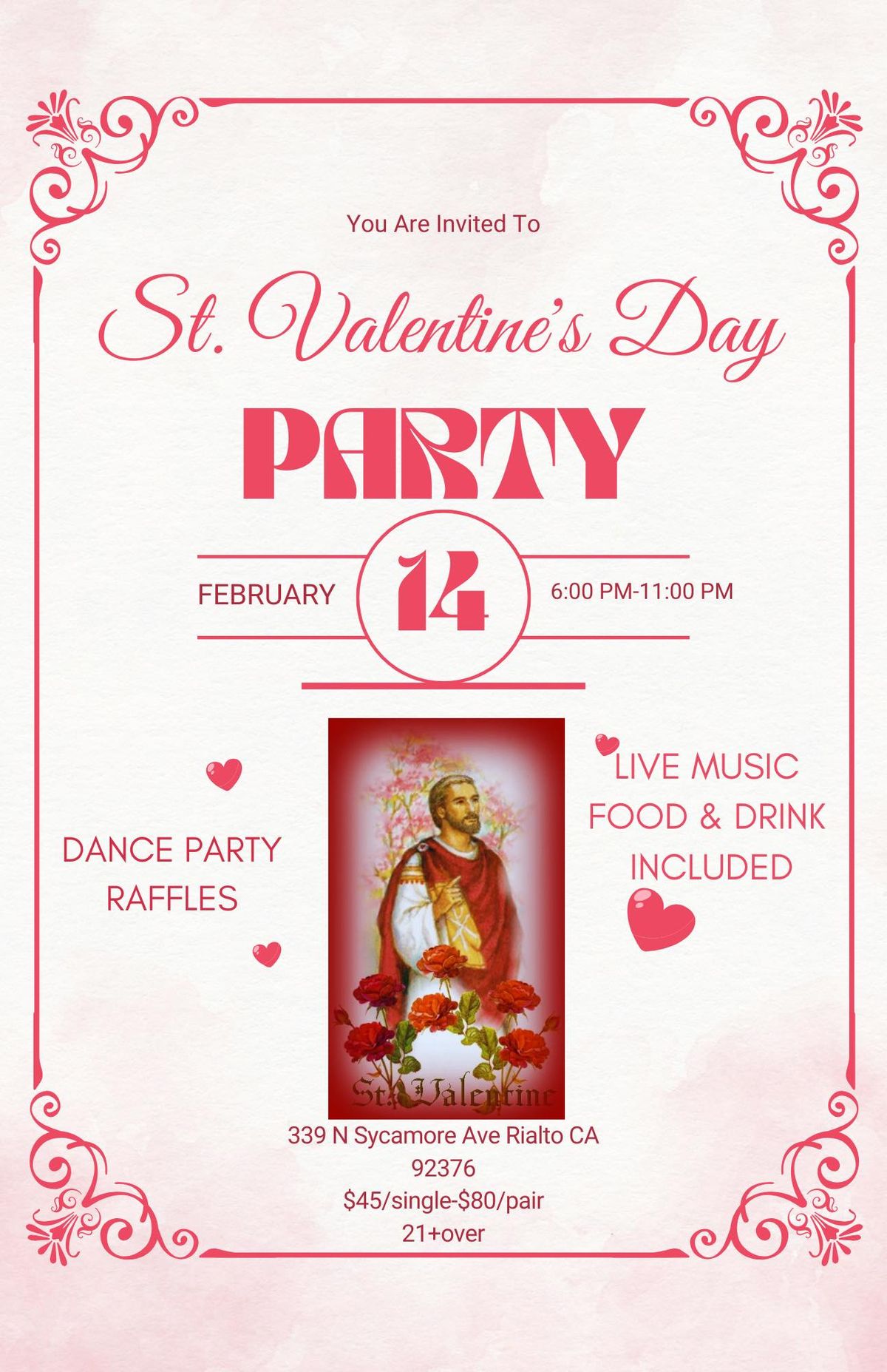 St valentines Day Party