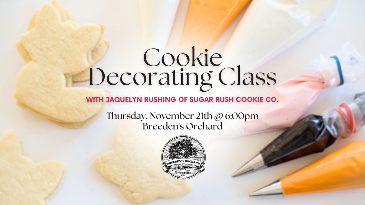 Thanksgiving Cookie Decorating Class