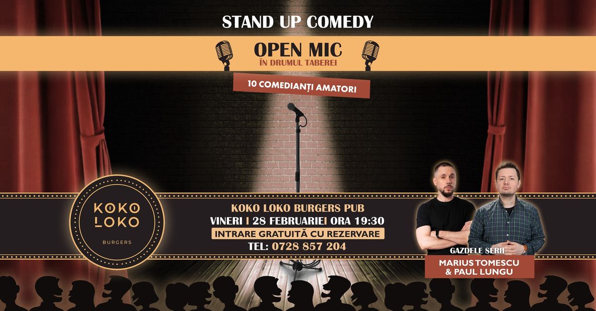 Open Mic \u00een Drumul Taberei la KOKO LOKO