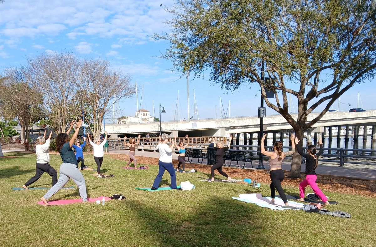 Yoga on Bradenton Riverwalk