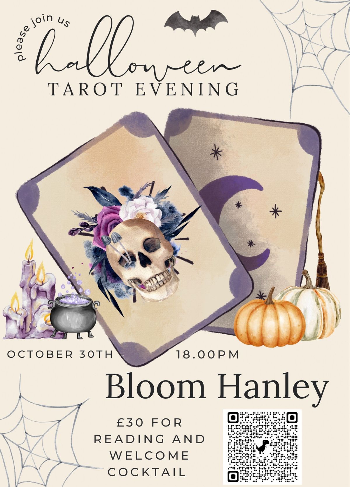 Bloom Hanley Presents an Evening of Tarot & Cocktails