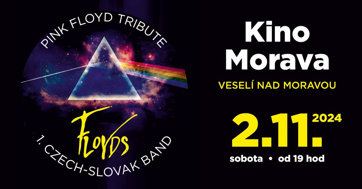 Floyds CZ\/SK - Kino Vesel\u00ed nad Moravou, koncert Pink Floyd Tribute