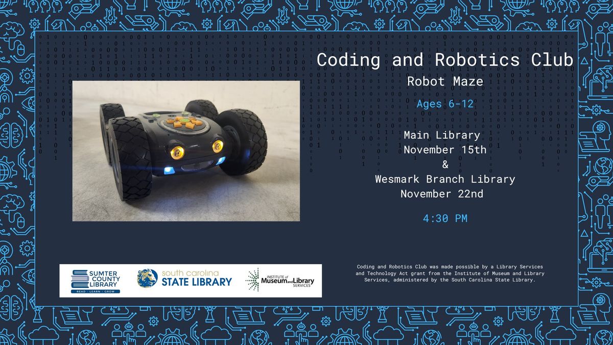 Coding and Robotics Club: Robot Maze (Main Library)