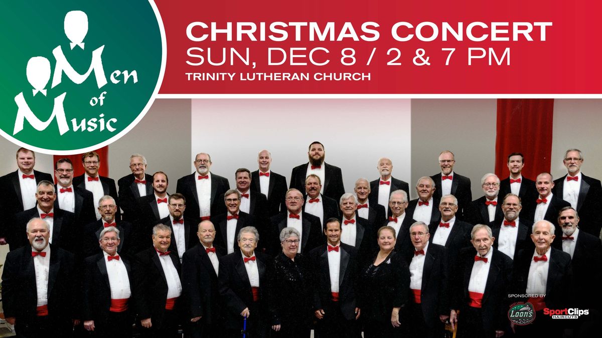 Men of Music Christmas Concert \/ Once Upon A December