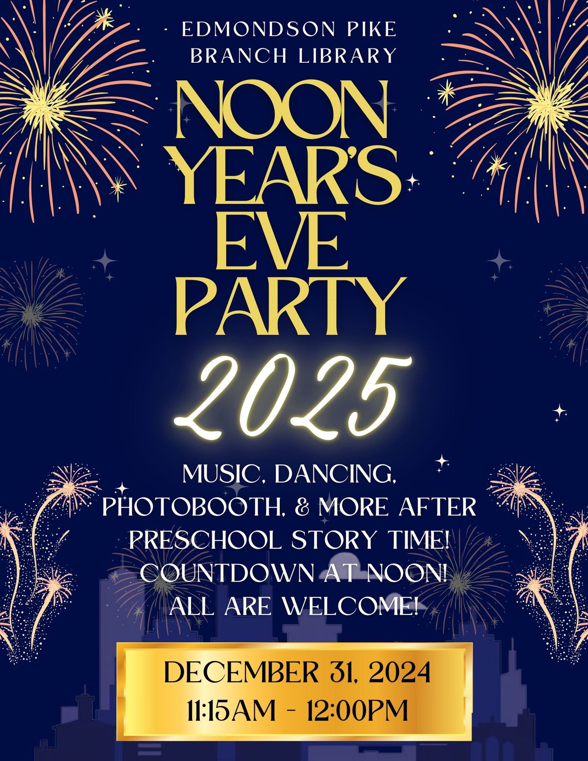 Noon Year's Eve Party!