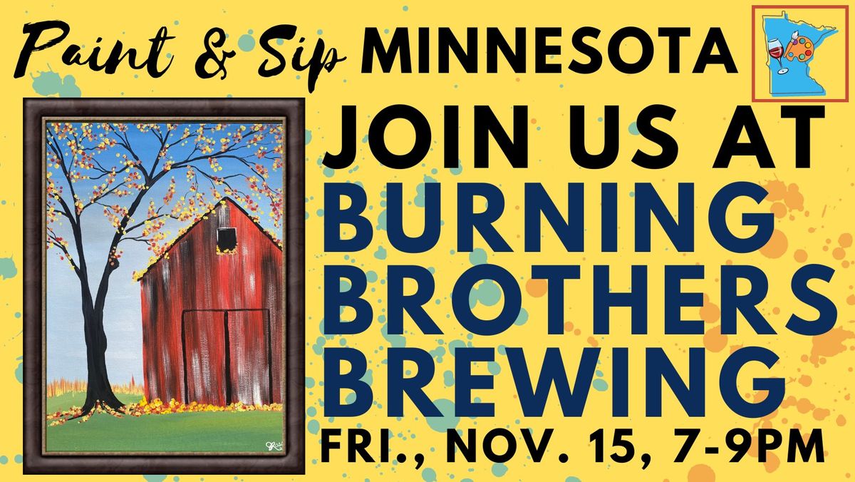 November 15 Paint & Sip at Burning Brothers Brewing