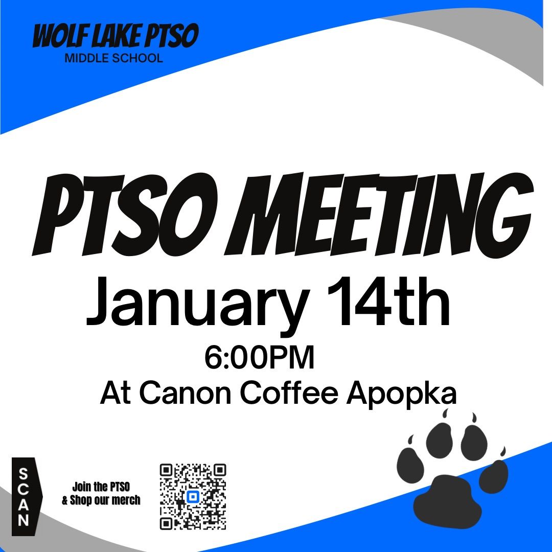 PTSO January Meeting 