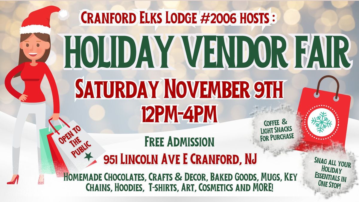 Holiday Vendor Fair - VENDOR LIST FULL