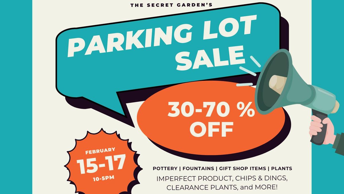 Parking Lot Sale