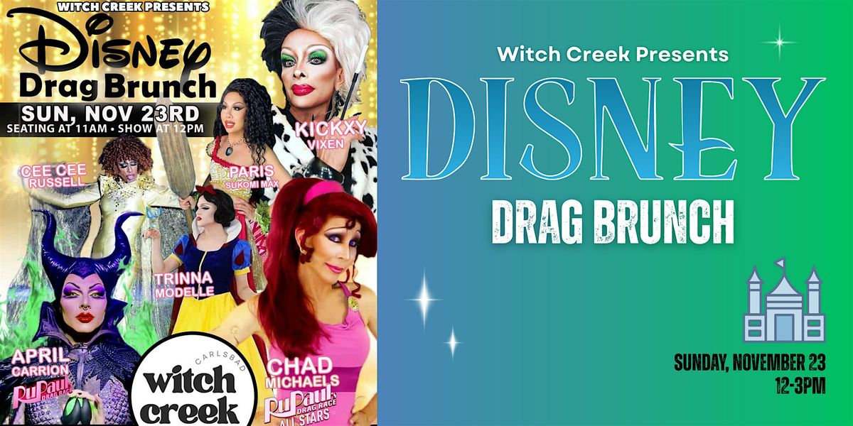 Disney Drag Brunch at Witch Creek