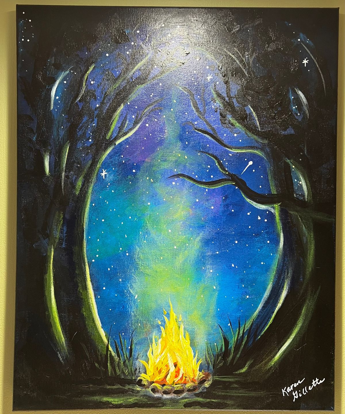 Campfire Magic Painting Class