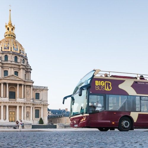 Big Bus Paris: Visite guid\u00e9e Hop-on Hop-off + Croisi\u00e8re sur la Seine