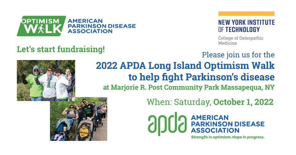 APDA Optimism Walk to Help Fight Parkinson’s Disease, Marjorie Post ...