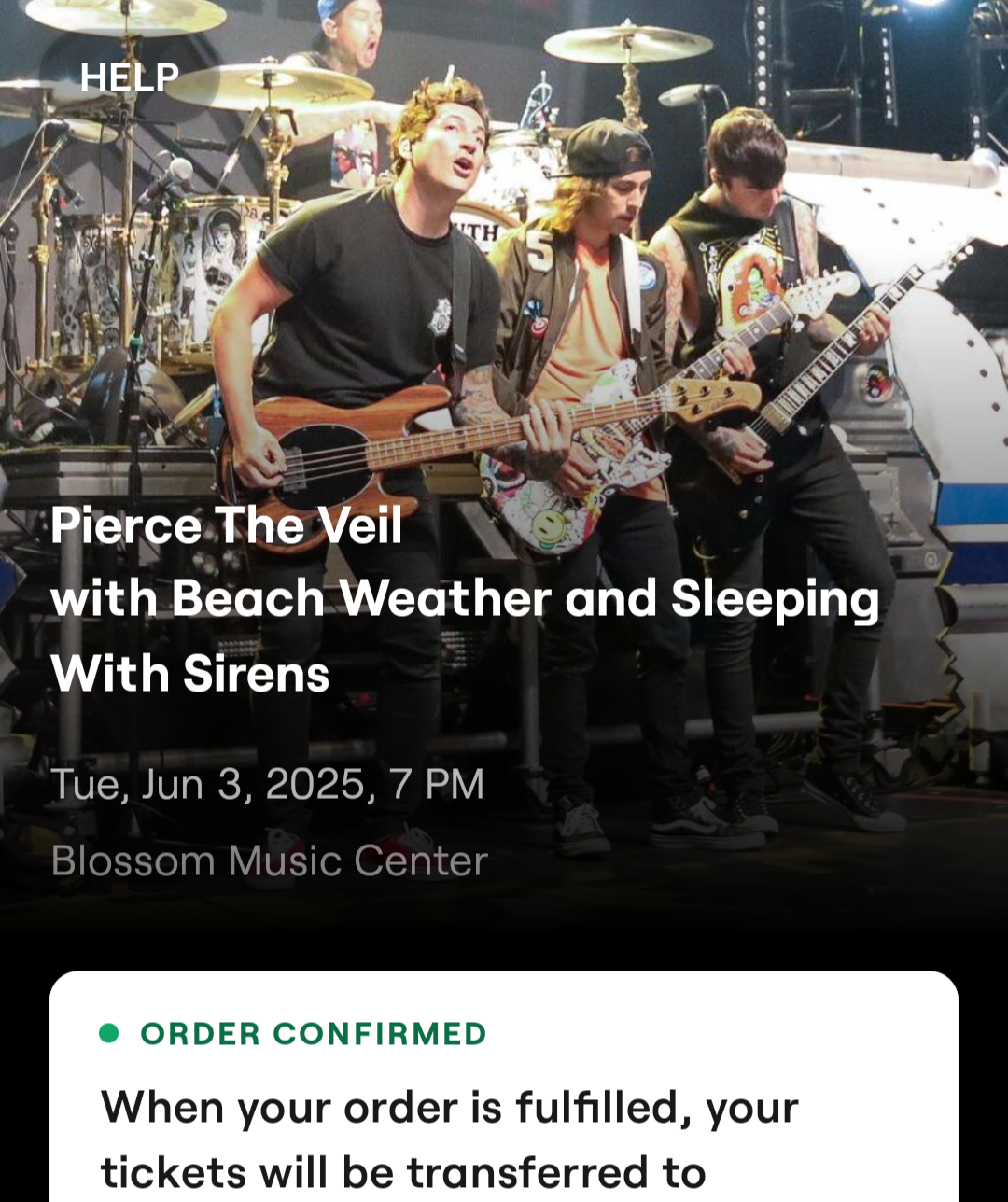 Pierce The Veil with Beach Weather and Sleeping With Sirens