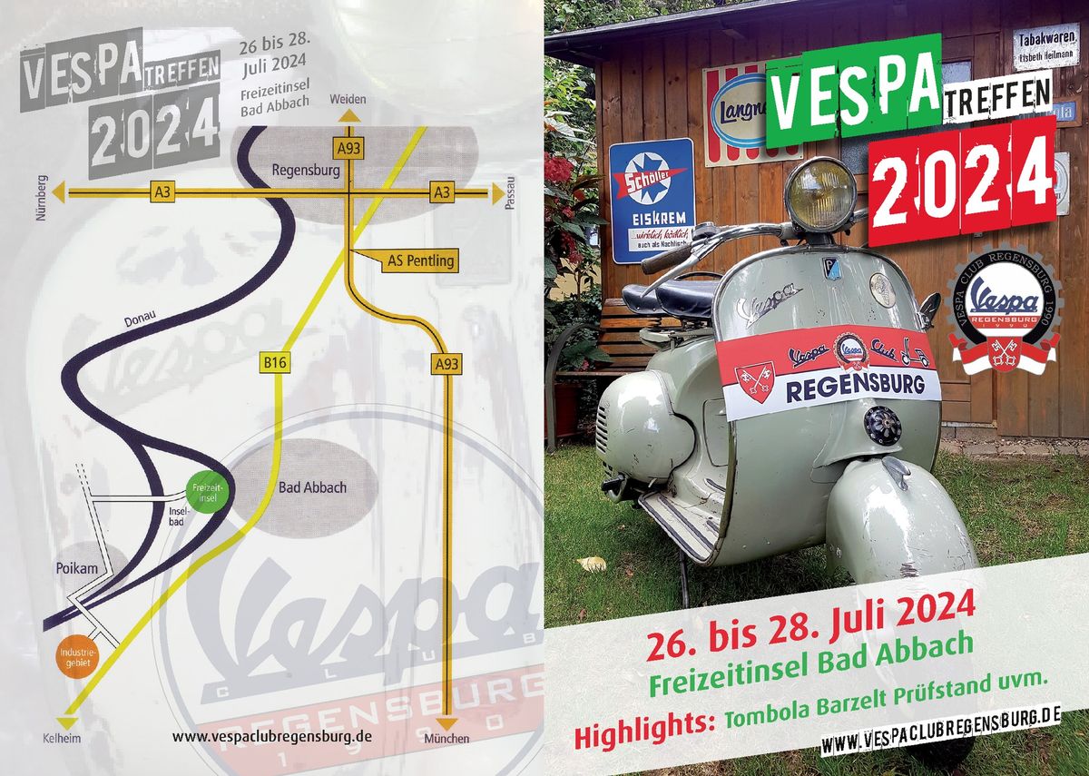 Vespatreffen und Sommerfest Vespaclub Regensburg 2024
