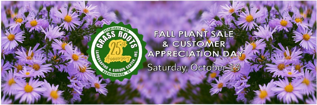 Fall Plant Sale & Customer Appreciation Day