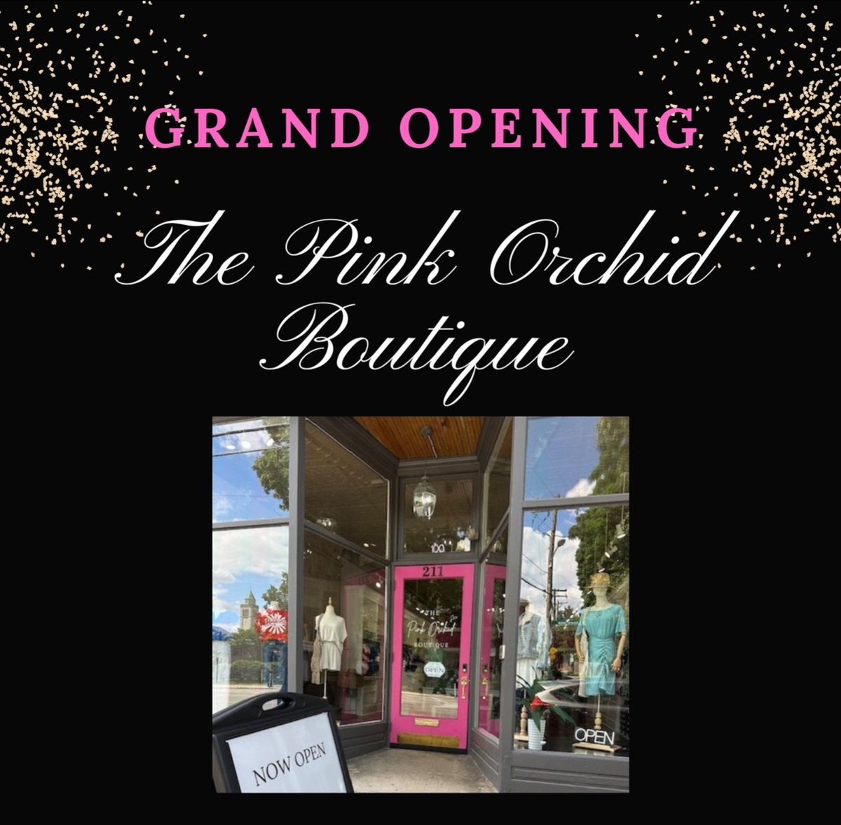 Grand Opening of The Pink Orchid Boutique 