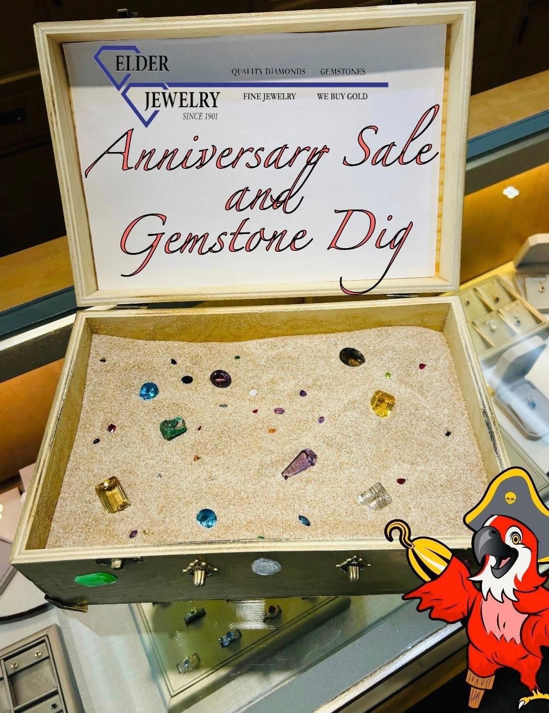 Anniversary Sale and Gemstone Dig 