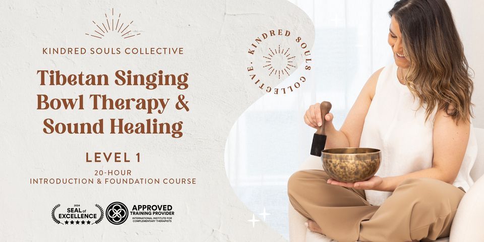 (4 Spaces left) ADL - Level 1 Tibetan Singing Bowl Therapy & Sound Healing (20hr Course)