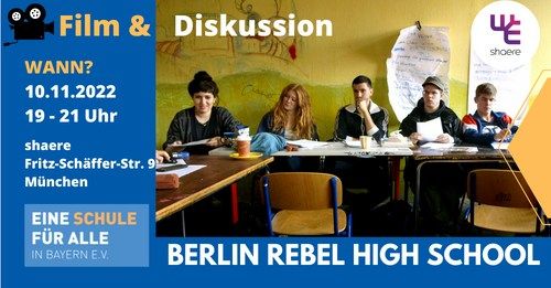 Film & Diskussion: BERLIN REBEL HIGH SCHOOL
