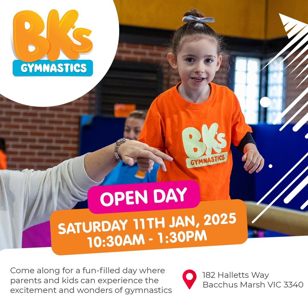 BK's Gymnastics Bacchus Marsh - OPEN DAY