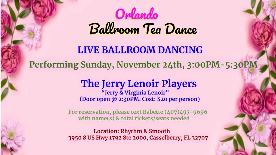 Orlando Ballroom Tea Dance