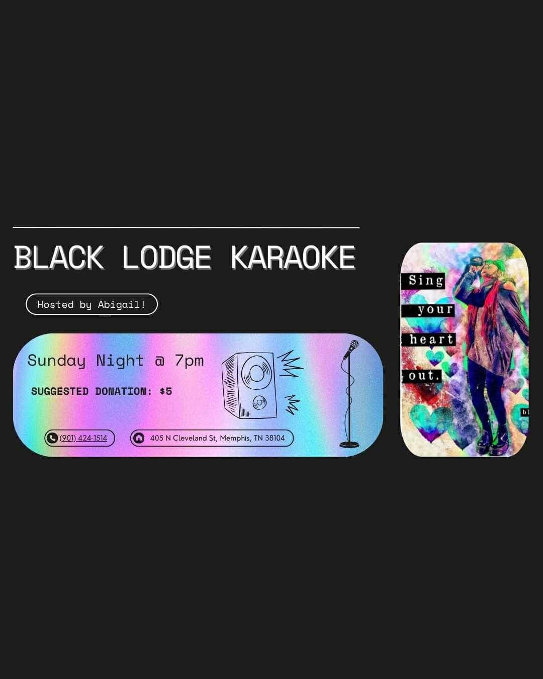 Karaoke @ Black Lodge! 