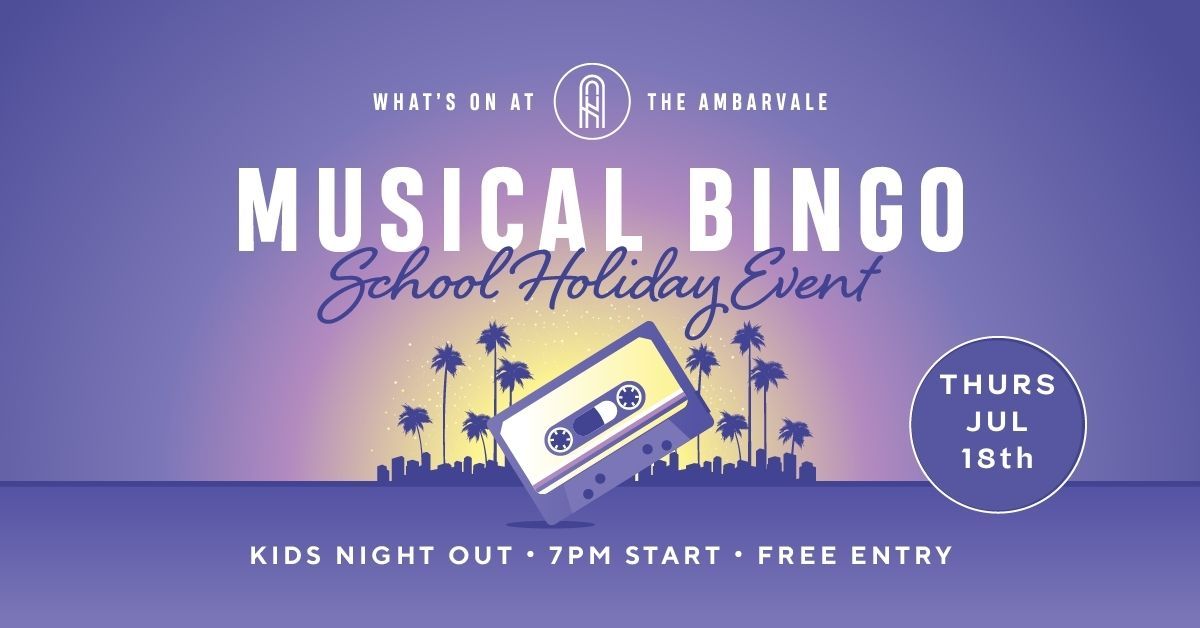 Musical Bingo Kids Night Out Edition 