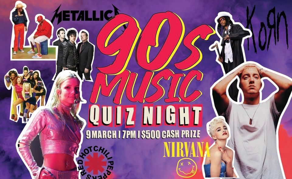 90s Music Quiz Night