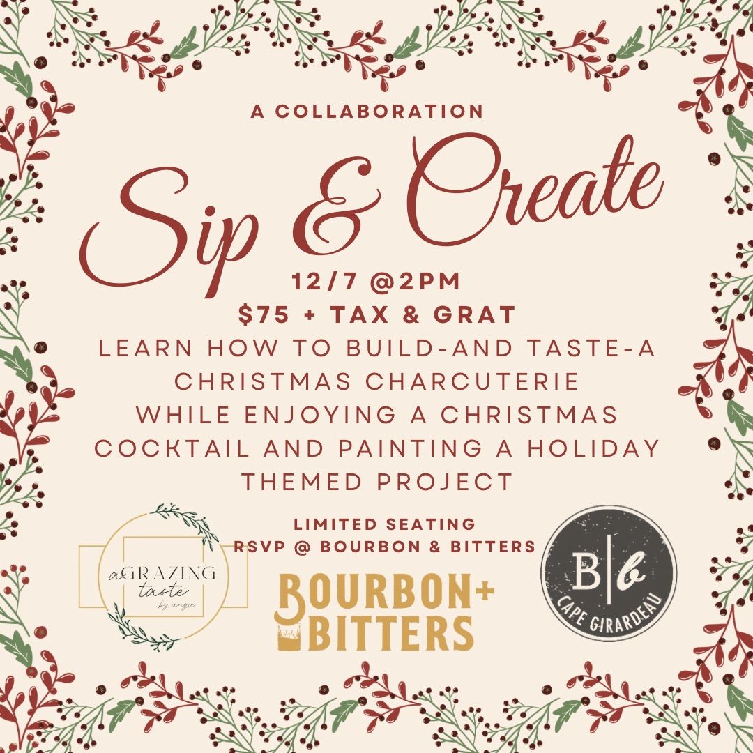 Sip & Create: Christmas Charcuterie and Painting