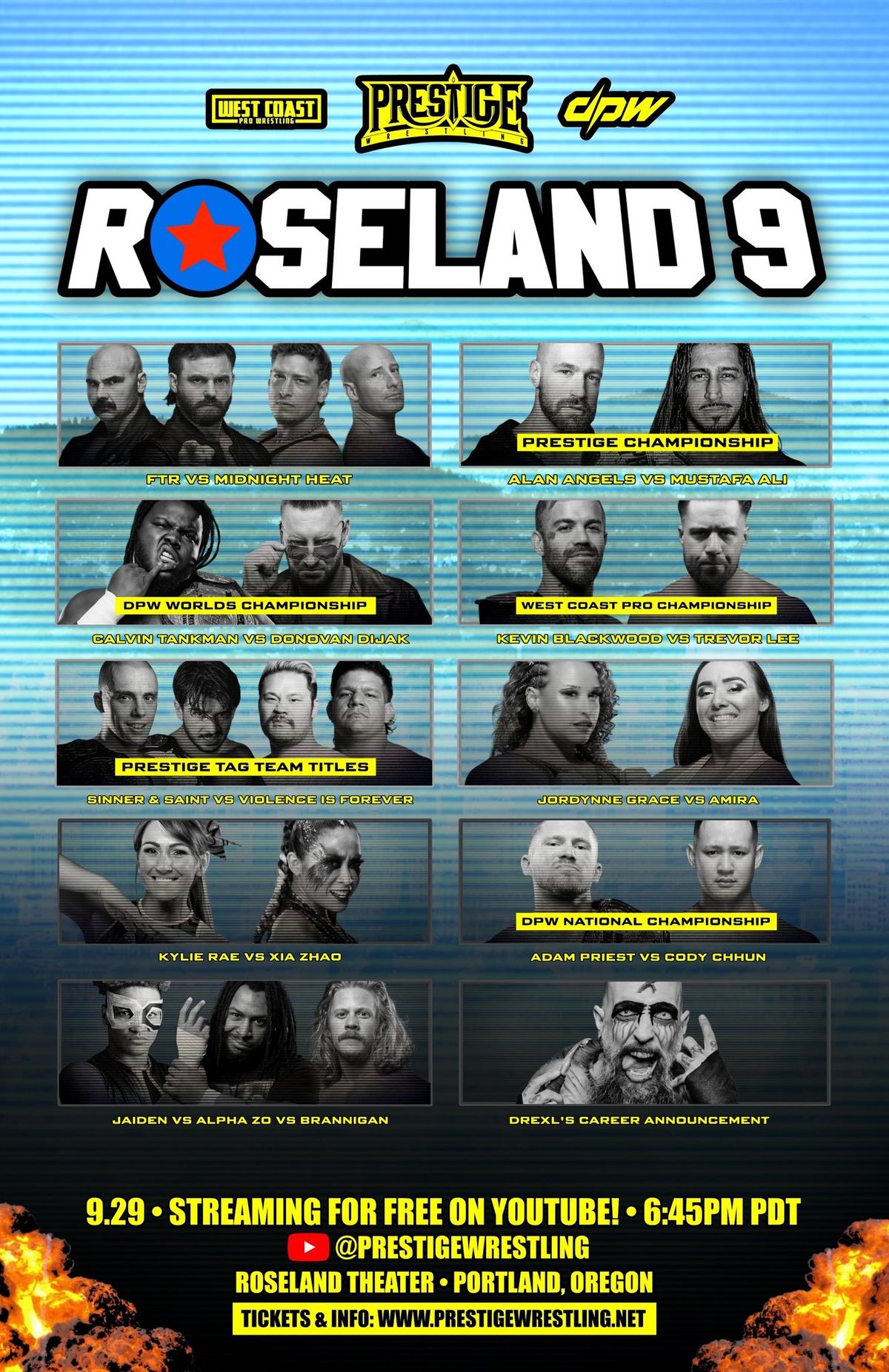 Prestige Wrestling x Deadlock Pro x West Coast Pro: Roseland 9