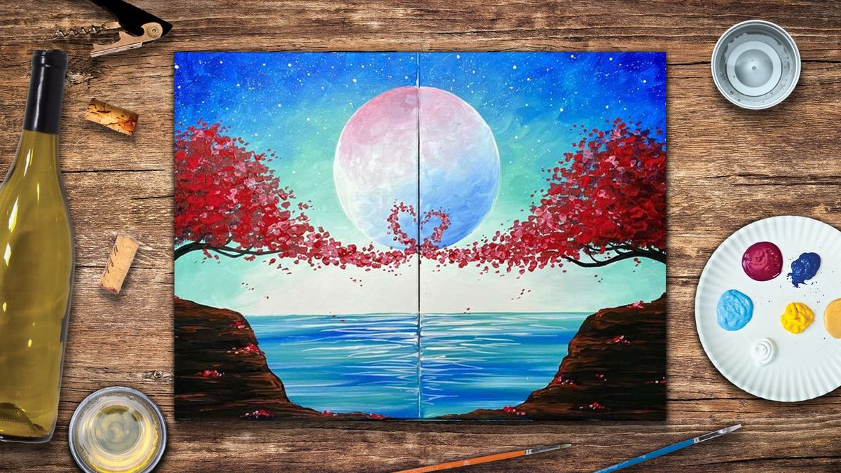 To the Moon and Back - Date Night -  Paint and Sip