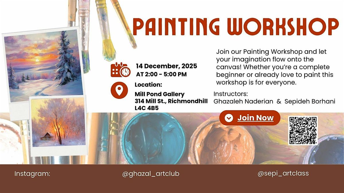 Painting Workshop Winter Vibe with Acrylic