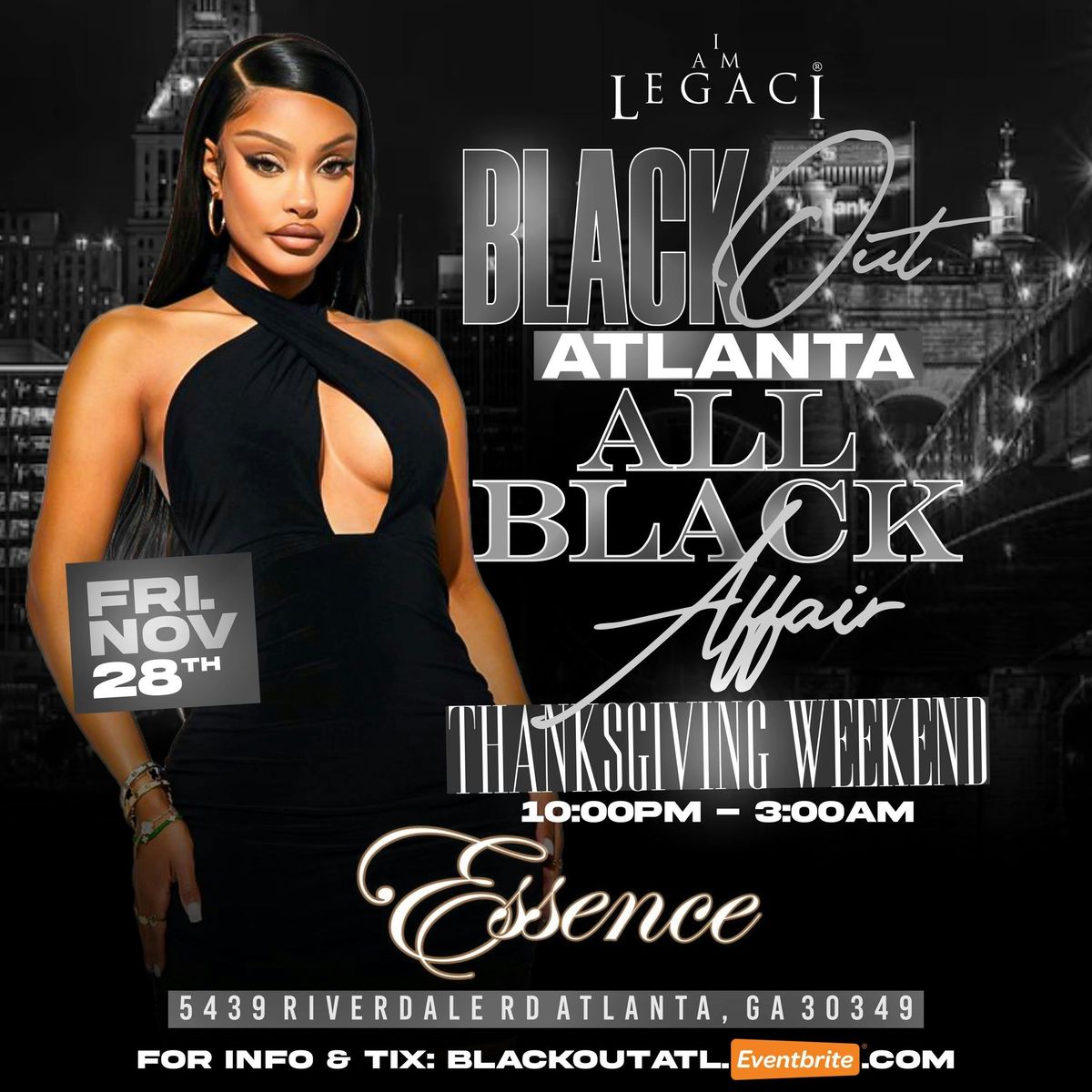 BLACKOUT ATLANTA: All Black Affair \u2013 First 500 RSVPs FREE!
