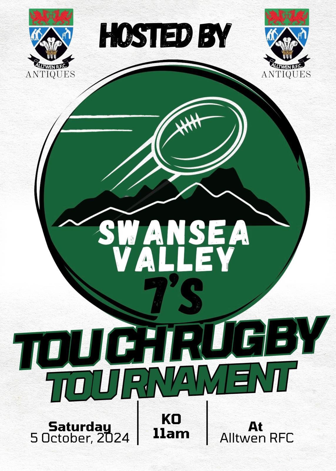 Swansea Valley 7\u2019s Touch Rugby