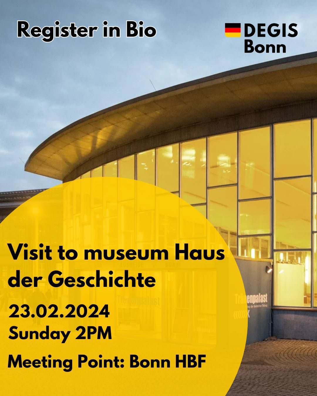 Visit to museum Haus der Geschichte