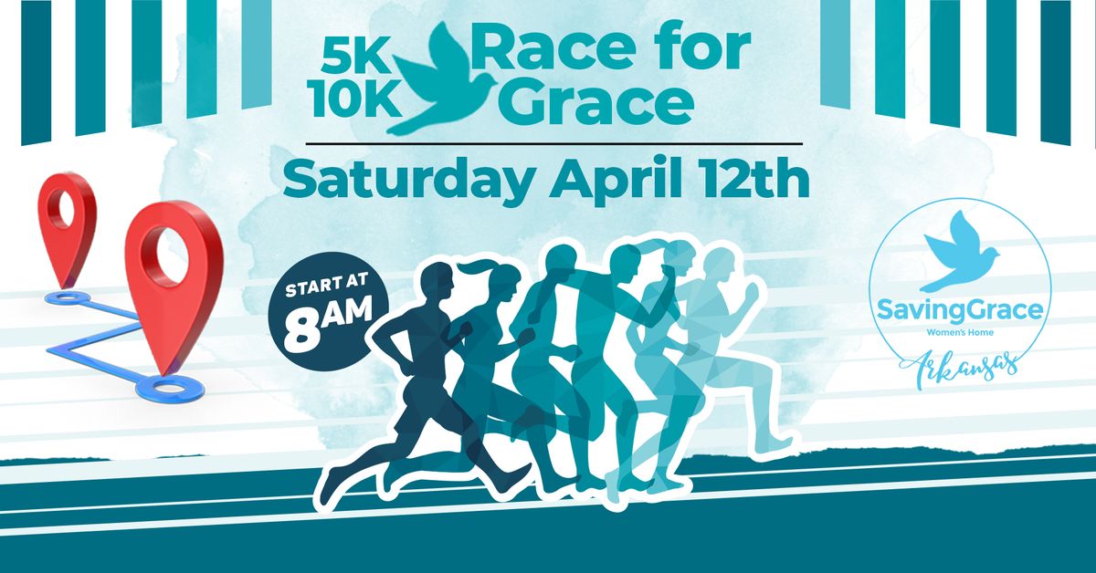 Saving Grace Arkansas Race For Grace 5K\/10K\/1 Mile Fun Run