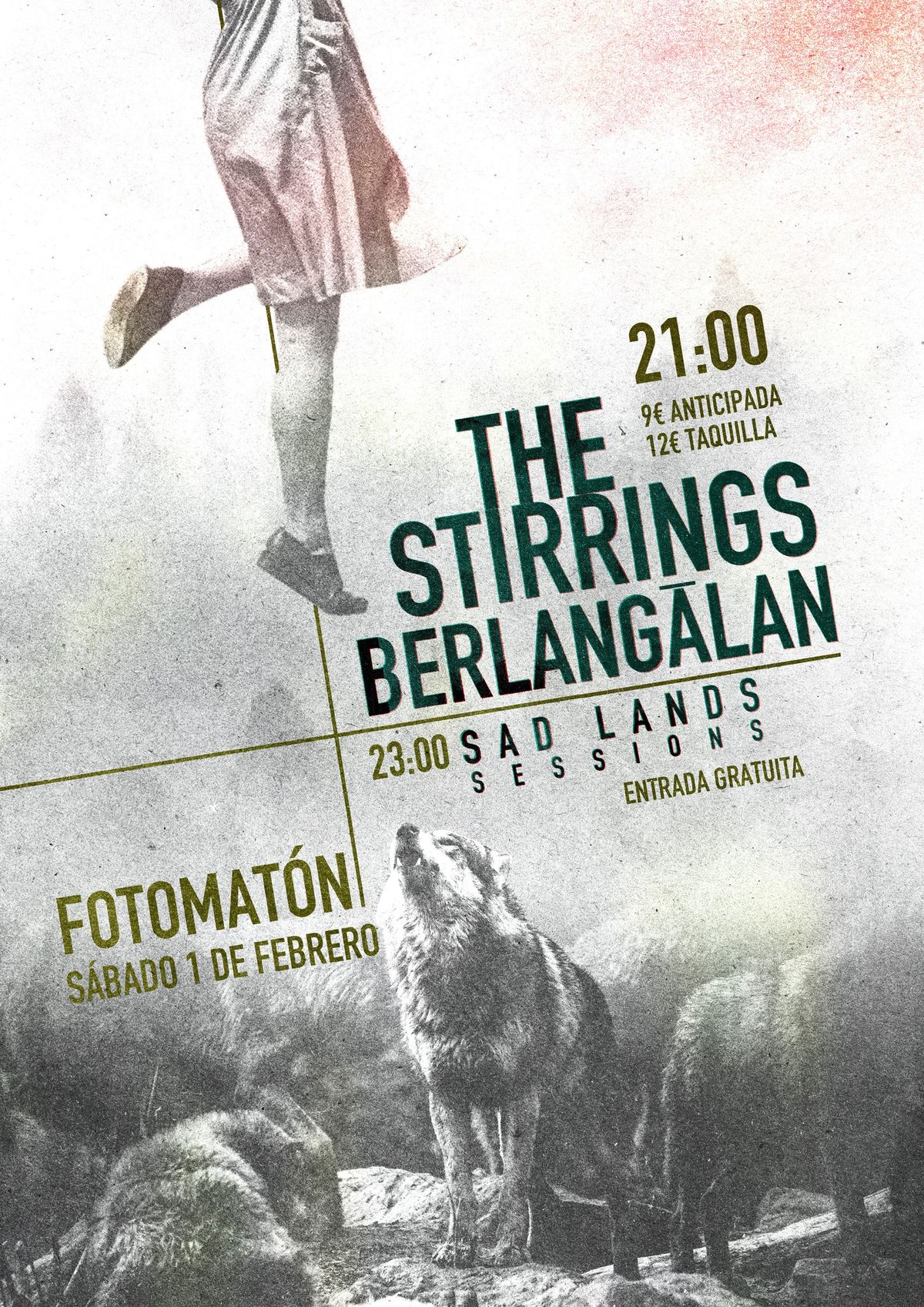 The Stirrings + berlang\u00e3lan + Sad Lands Sessions