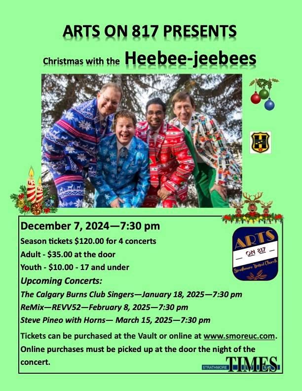 Celebrate Christmas with The Heebee-jeebees! 