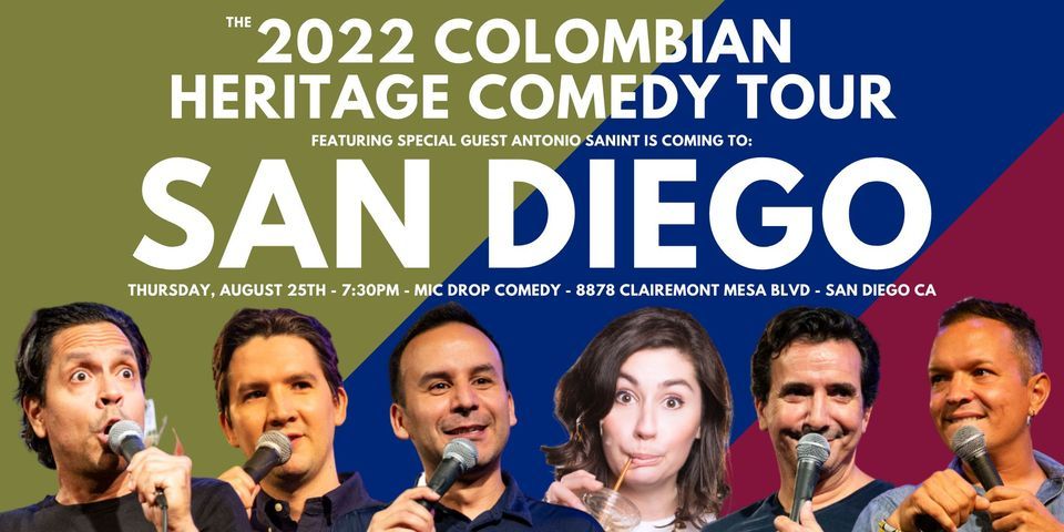 2022 Colombian Heritage Comedy Tour in San Diego, CA